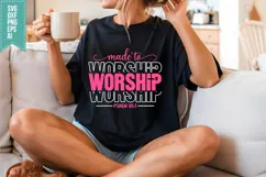 Made to Worship Svg, Religious Svg, Jesus God Svg Product Image 3