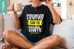 Stronger Than The Storm Svg, Funny Sarcastic Svg Product Image 3