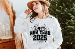 Happy New Year 2025 Svg, Happy New Year Svg Product Image 2