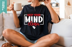 Keep Your Mind Clean Svg, Motivation Svg Product Image 3