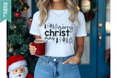 merry christ mas Svg, Christmas Svg, Xmas Svg Product Image 1