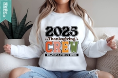 2025 Thanksgiving Crew Svg, Autumn Svg, Fall Svg Designs Product Image 2