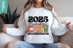 2025 Thanksgiving Crew Svg, Autumn Svg, Fall Svg Designs Product Image 2