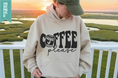 coffee please Svg, Trendy Coffee Svg Product Image 2