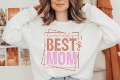 World&#039;s Best Mom Svg, Mother&#039;s Day Svg Product Image 3