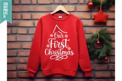 Our First Christmas Svg, Christmas Svg, Xmas Svg Product Image 2