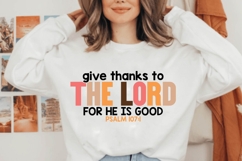 give thanks to the lord for he is good Svg, Christian Svg Product Image 2