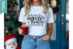 Merry and Bright Svg, Christmas Svg, Xmas Svg Product Image 1