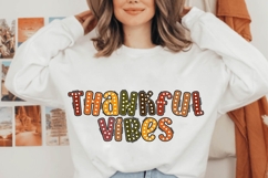 Thankful Vibes Svg, Fall Svg, Autumn Svg Product Image 2