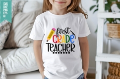 First Grade Teacher Svg, Back to School Svg Product Image 3
