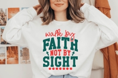 walk by faith not by sight Svg, Christian Svg, Jesus Svg Product Image 1