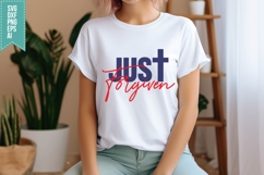 Not Perfect Just Forgiven Svg, Religious Svg, Jesus God Svg Product Image 3