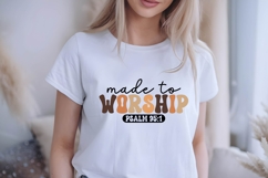 Made To Worship Svg, Christian Svg Product Image 1