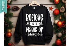 Believe In the Magic of Christmas Svg, Christmas Svg Product Image 3