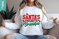 Santa&#039;s Favorite Grandpa Svg, Christmas Svg, Xmas Svg Product Image 2