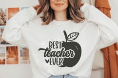 Best Teacher Ever Svg, Teacher Svg Product Image 2