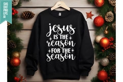 Jesus is the reason for the season Svg, Christmas Svg Product Image 3