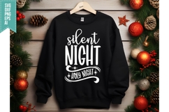 Silent Night Holy Night Svg, Christmas Svg, Xmas Svg Product Image 3