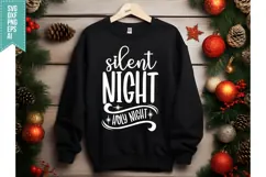 Silent Night Holy Night Svg, Christmas Svg, Xmas Svg Product Image 3
