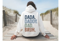 dada daddy dad Bruh Svg, Father&#039;s Day Svg Product Image 2