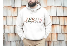 Jesus the way the truth the life Svg, God Svg, Bible Svg Product Image 2