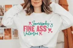 Somebody's Fine Ass Valentine Svg, Valentine's Day Svg Product Image 1
