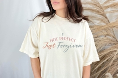 Not Perfect Just Forgiven Svg, God Svg, Religious Svg Product Image 2