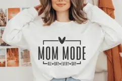 Mom Mode All Day Every Day Svg, Mother's Day Svg Product Image 2
