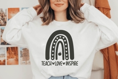 Teach Love Inspire Svg, Teacher Svg Product Image 2