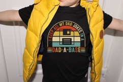 I Keep All My Dad Jokes in a dad-a-base Svg, Dad Shirt Svg Product Image 2