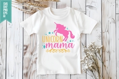 Unicorn Mama Svg, Unicorn Svg Design Product Image 3