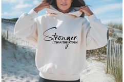 Stronger Than the Storm Svg, Inspirational Svg Product Image 2