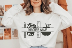 Teacher Name Svg, Teacher Svg Product Image 2