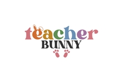 Teacher Bunny Svg, Easter Svg, Bunny Svg Product Image 1