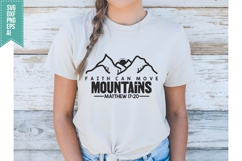 Faith Can Move Mountains Svg, Religious Svg, Jesus God Svg Product Image 1
