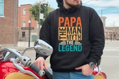 Papa The Man The Myth The Legend Svg, Father&#039;s Day Svg Product Image 1