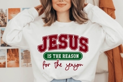 Jesus is the reason for the season Svg, Faith Svg, Jesus Svg Product Image 1