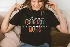 It's A Good Day to Make Music Svg, Teacher Shirt Svg Product Image 3