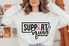 Support Squad Svg, Breast Cancer Svg, Breast Cancer Shirt Product Image 1