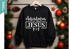 Christmas is All About Jesus Svg, Christmas Svg, Xmas Svg Product Image 3