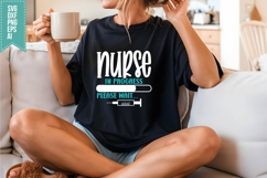 Nurse in Progress Please Wait Svg, Nurse Quotes Svg Product Image 3