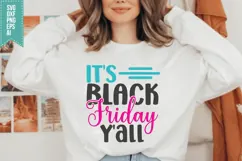 It's Black Friday Y'all Svg, Black Friday Shirt Svg Product Image 2