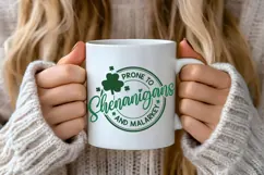 Prone To Shenanigans and Malarkey Svg Svg, St. Patrick's Day Product Image 2