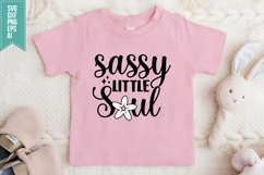 Sassy Little Soul Svg, Funny Baby Svg Product Image 1