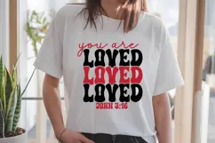 You Are Loved Svg, God Svg, Bible Svg Product Image 1
