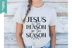 Jesus is the reason For the season Svg, Religious Svg Product Image 1