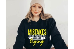 Mistakes are Proof that You are Trying Svg, Motivation Svg Product Image 3