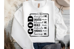 Elegant Boho Christian Svg, God Svg, Bible Svg Product Image 2