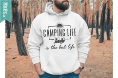 Camping Life is the best life Svg, Camping Vibes Svg Designs Product Image 2