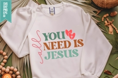 all you need is Jesus Svg, Religious Svg, Jesus God Svg Product Image 1